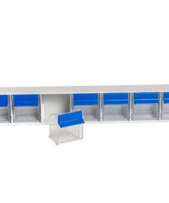 Sistema de almacenaje 9 piezas, 60 cm