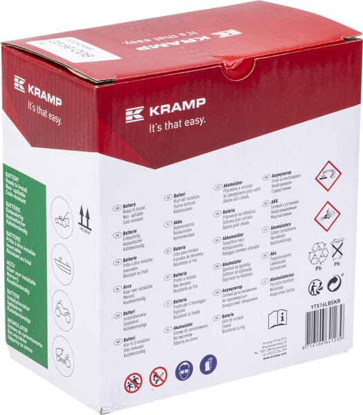 Batería 12 V 14 Ah, 230 A sellada, Kramp 16 Batería 12 V 14 Ah, 230 A sellada, Kramp - Imagen 16