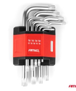 Alternative view of Llaves tipo torx CRV 9pzs AMIO-01040