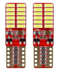 LED CANBUS 24SMD 4014 T10e (W5W) White 12V/24V
