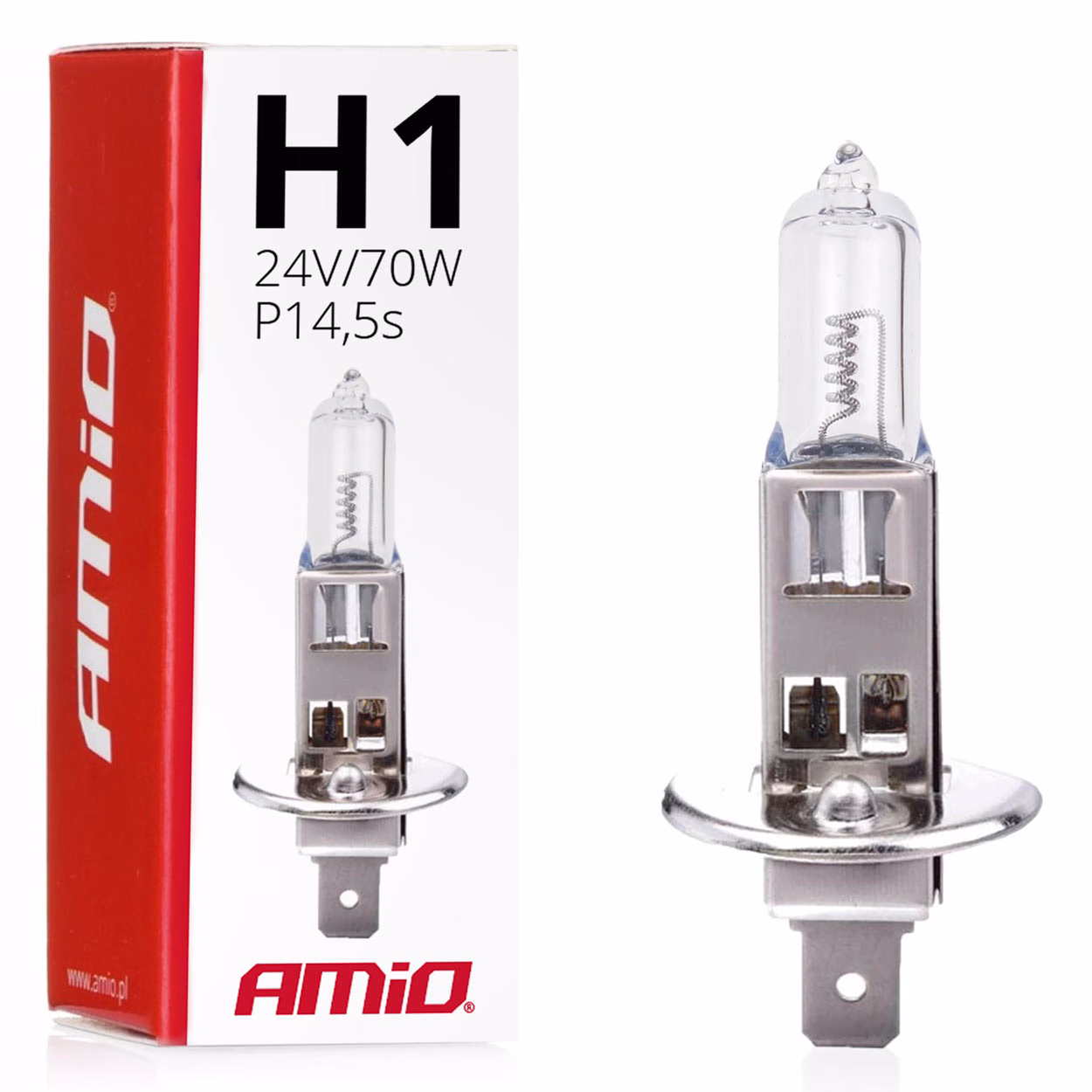 Bombilla halógena H1 24V 70W 1 Bombilla halógena H1 24V 70W