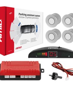 Sensor de Aparcamiento LED 4 sensores- color gris