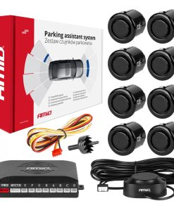 Sensor de Aparcamiento Buzzer 8 sensores o18 mm GOLD (Mini Jack)- color negro