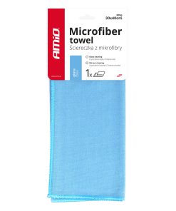 Bayeta de microfibra para abrillantar/ limpiar de cristales 30x40cm AMIO-01747