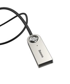 Alternative view of Adaptador de audio AUX, USB Bluetooth 5.0 BASEUS negro