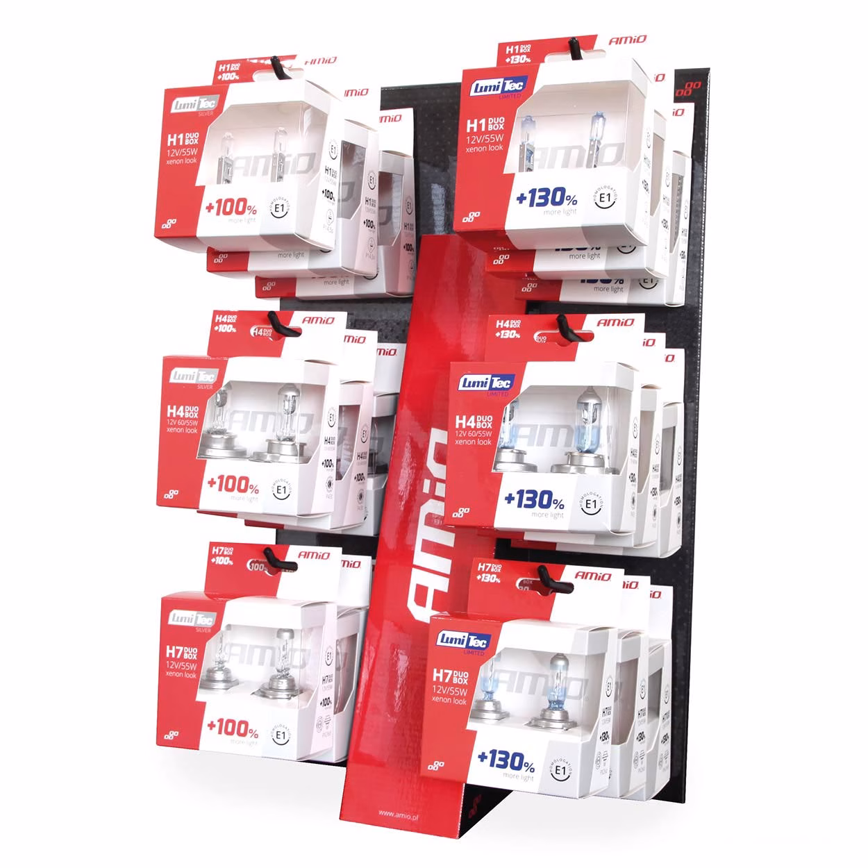 Kit LumiTec 18 unid + Expositor