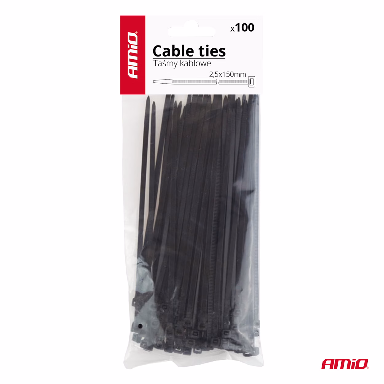 Brida plástica para cables 2,5x100mm - 100 unid. 6 Brida plástica para cables 2,5x100mm - 100 unid. - Imagen 6