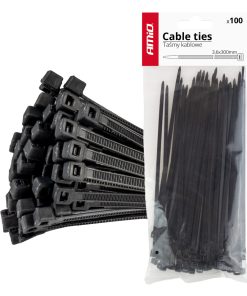 Brida plástica para cables 3,6x300mm - 100 unid.