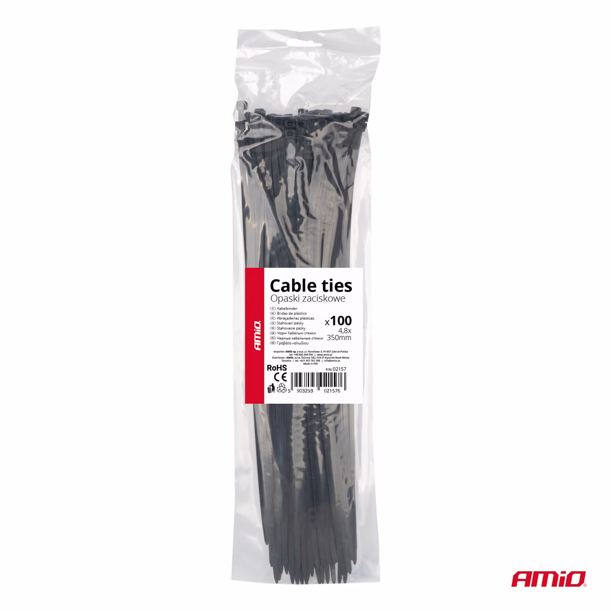 Brida plástica para cables 4,8x350mm - 100 unid. - Imagen 6