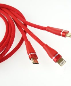 Cable USB 3 en 1 Lightning/USB C/micro USB 1.2m 3.1A UC-7 5 Cable USB 3 en 1 Lightning/USB C/micro USB 1.2m 3.1A UC-7 - Imagen 3