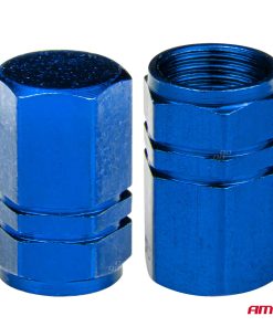 Tapones de aluminio para válvula color azul 4 unid. - Imagen 3