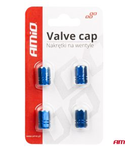 Tapones de aluminio para válvula color azul 4 unid. - Imagen 4