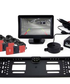 Sensor de Aparcamiento TFT01 4,3" con cámara HD-402-LED 4 sensores - color negro montaje interno