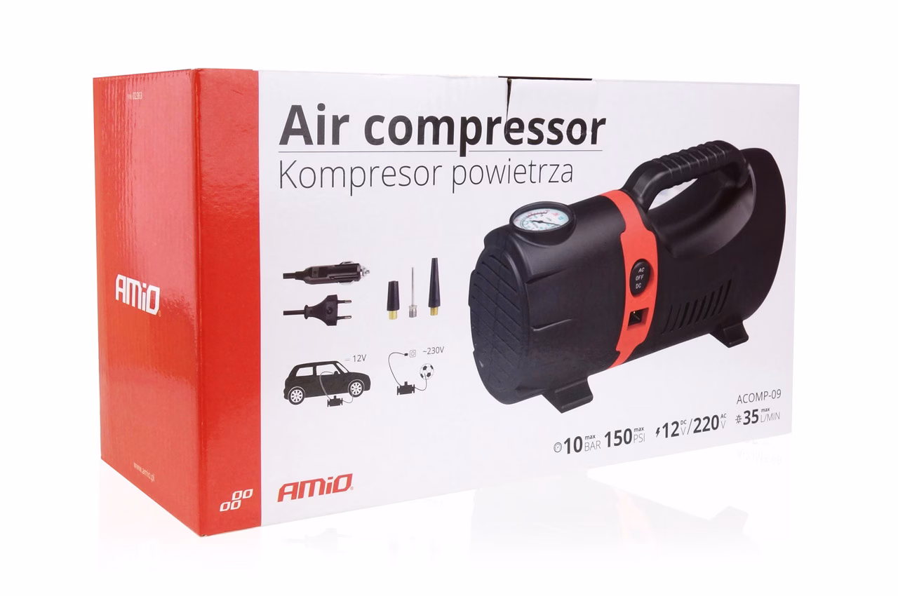 Compresor de aire 12V/230V Acomp-09 4 Compresor de aire 12V/230V Acomp-09 - Imagen 4