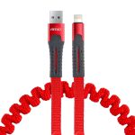Cable espiral USB+Apple lightning 1.2m FullLINK UC-13
