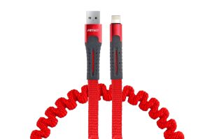 Cable espiral USB+Apple lightning 1.2m FullLINK UC-13