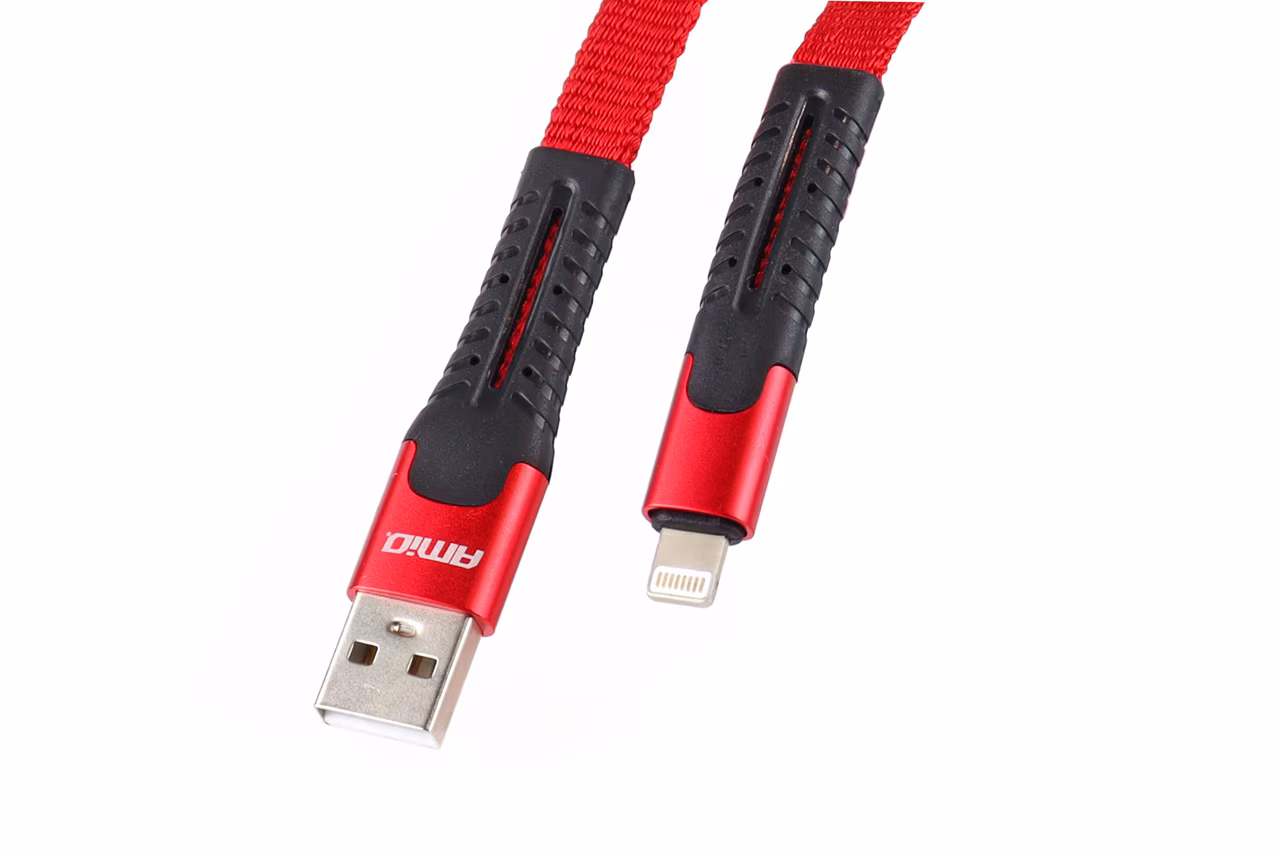Cable espiral USB+Apple lightning 1.2m FullLINK UC-13 - Imagen 2