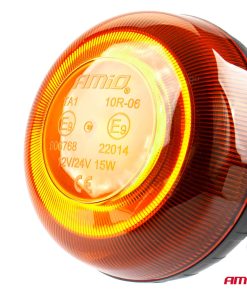 Alternative view of Lámpara Estroboscópica W21p con montaje R65 R10 18LED 12/24V IP56
