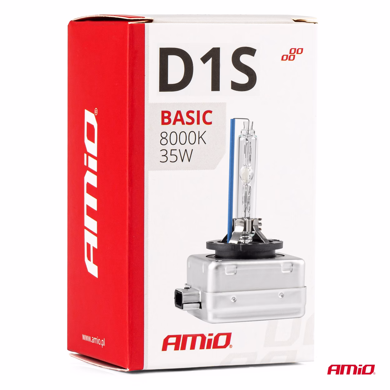 Bombilla xenón tipo D1S 35W 8000K AMiO BASIC 3 Bombilla xenón tipo D1S 35W 8000K AMiO BASIC - Imagen 3