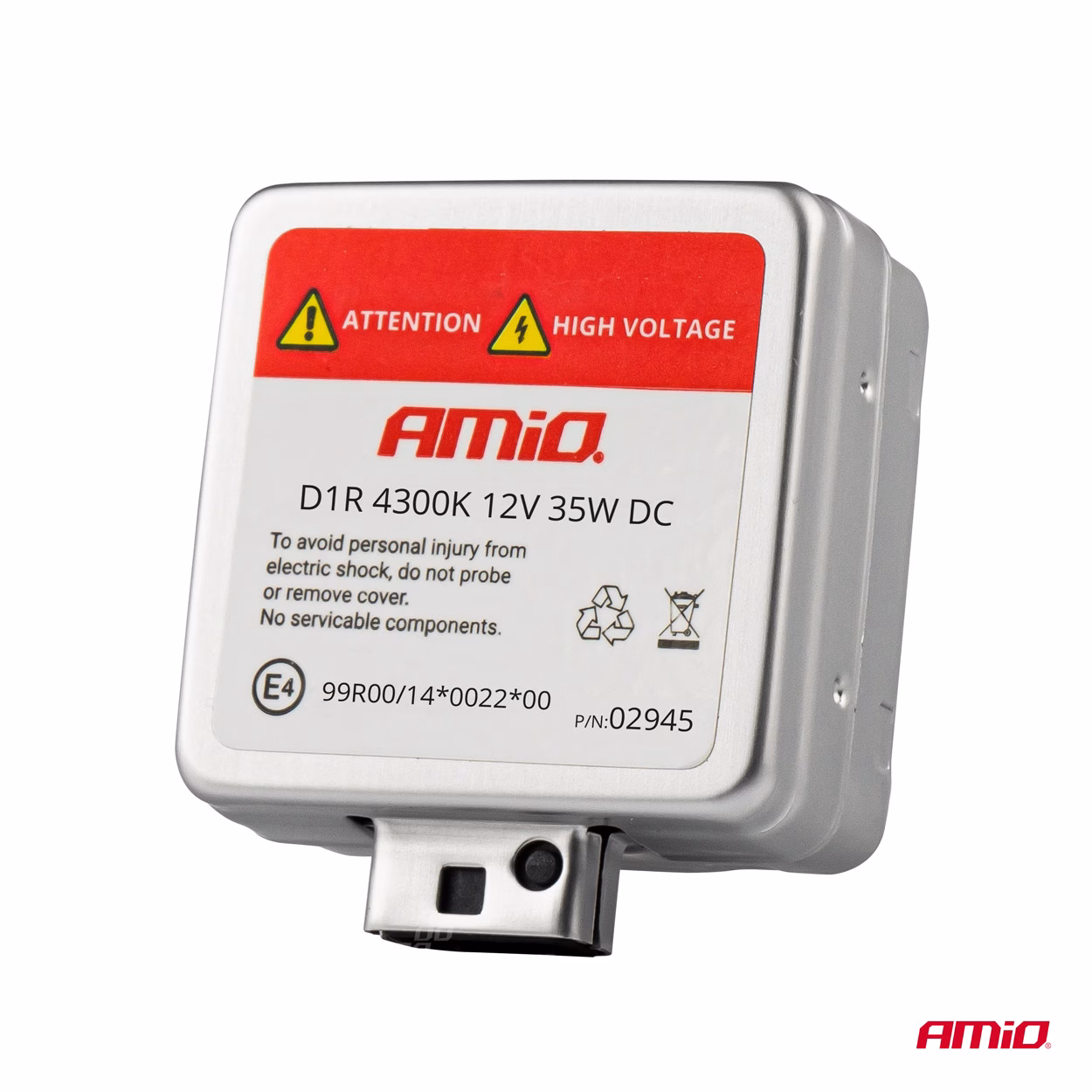 Bombilla xenón tipo D1R 35W 4300K AMiO BASIC - Imagen 2