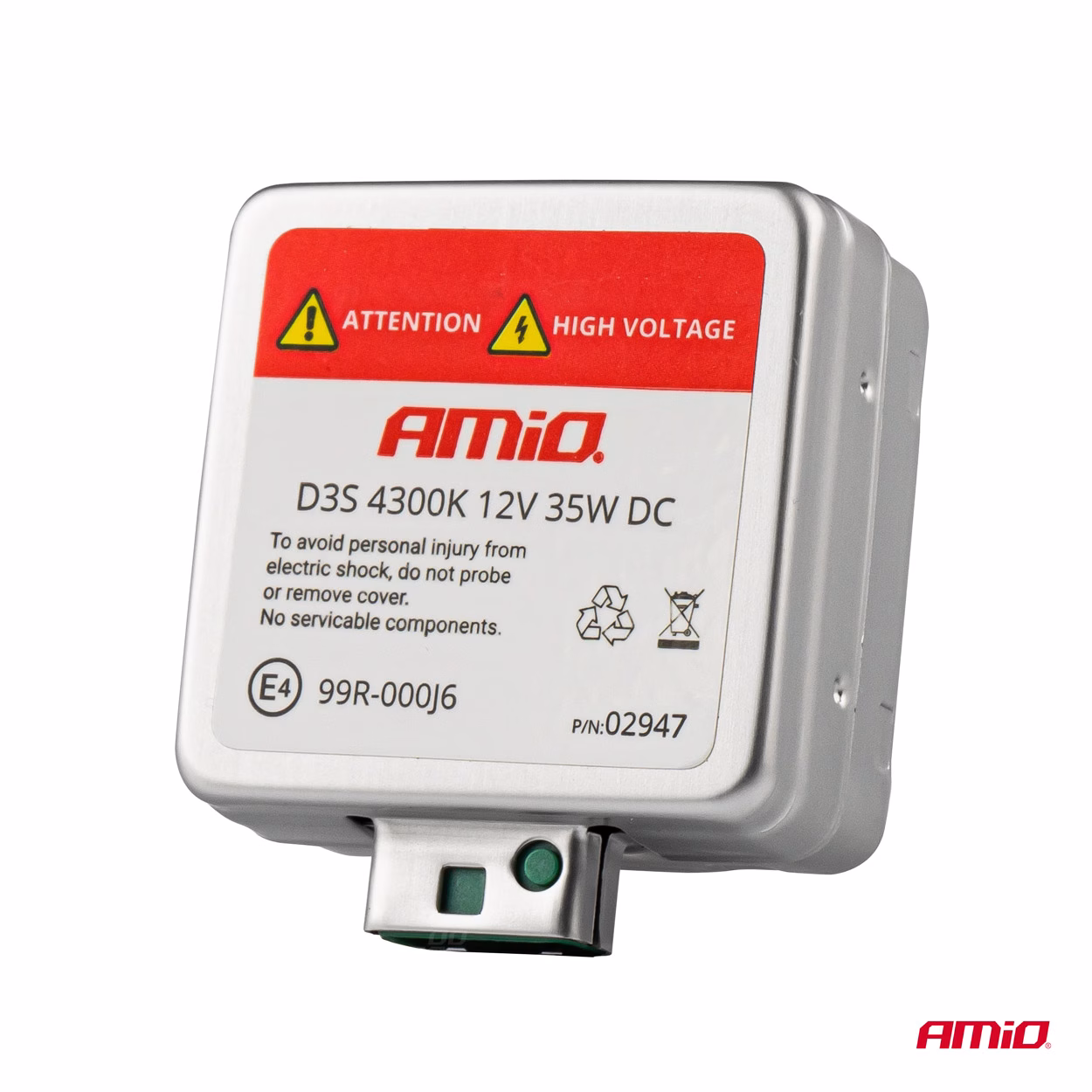 Bombilla xenón tipo D3S 35W 4300K AMiO BASIC - Imagen 2