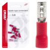 Terminal Plano Hembra Rojo 3.8mm 0.5-1.5mm2 10A 10 uds. 3 Terminal Plano Hembra Rojo 3.8mm 0.5-1.5mm2 10A 10 uds.