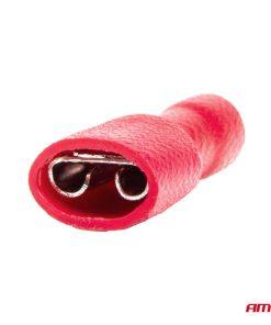 Alternative view of Terminal Plano Hembra Rojo  6.6mm 0.5-1.5mm2 10A 10 uds.