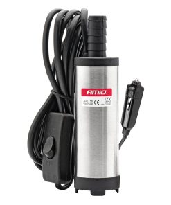 Bomba eléctrica para diesel 12V sumergible diámetro 38 mm con enchufe encendedor