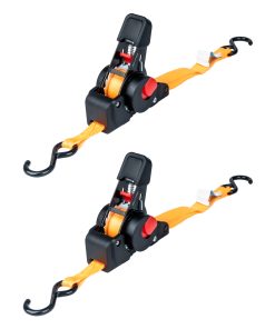 Juego cintas de amarre con trinquete 100/200kg 18mm 2m S-TYPE AMIO-03323