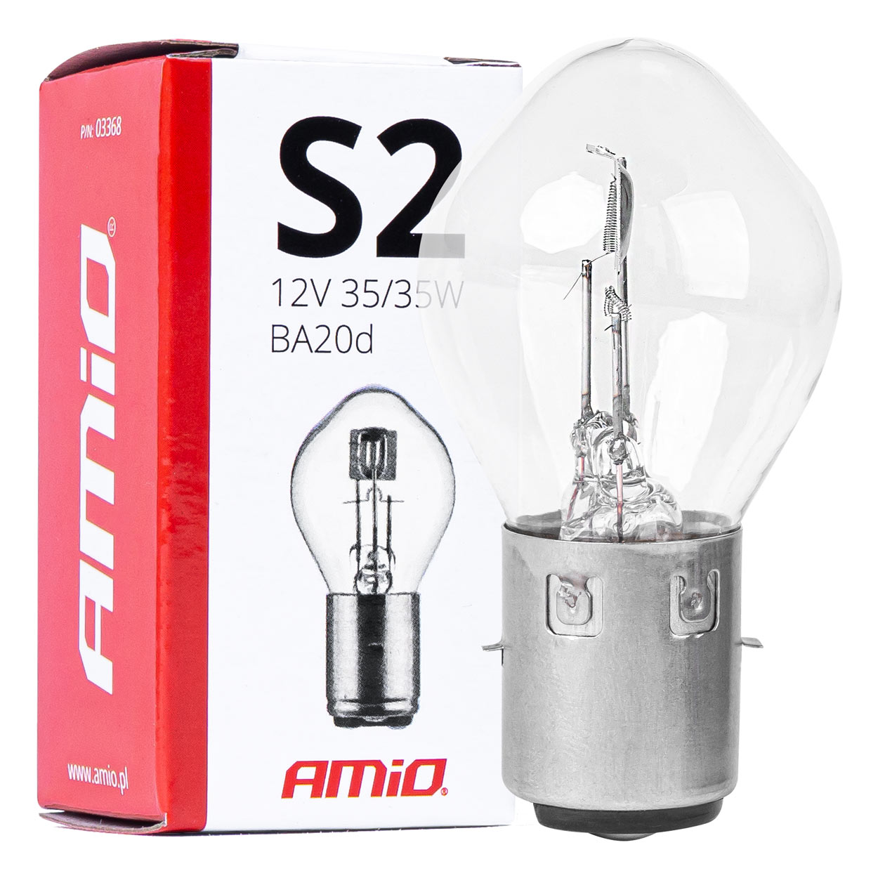 Bombillas halógenas S2 12V 35/35W BA20d 1unid. 1 Bombillas halógenas S2 12V 35/35W BA20d 1unid.