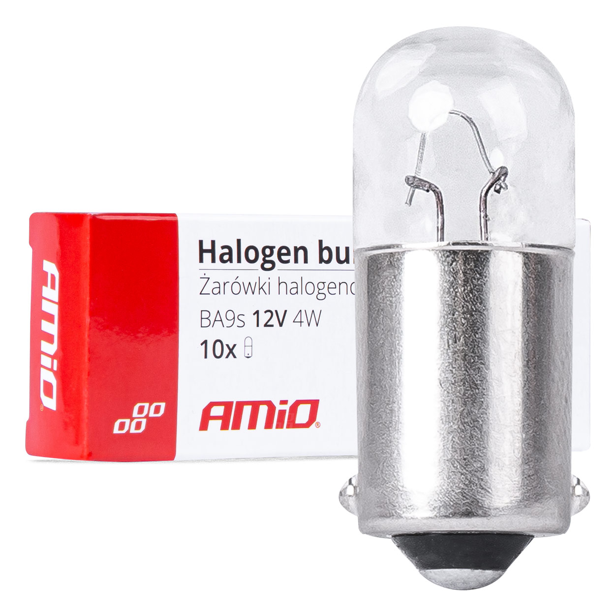 Bombillas halógenas T4W 12V 4W BA9S 10unid. 1 Bombillas halógenas T4W 12V 4W BA9S 10unid.
