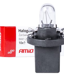 Bombillas halógenas T5 B8.5D 12V 8.5W BAX1.2W white 10unid.