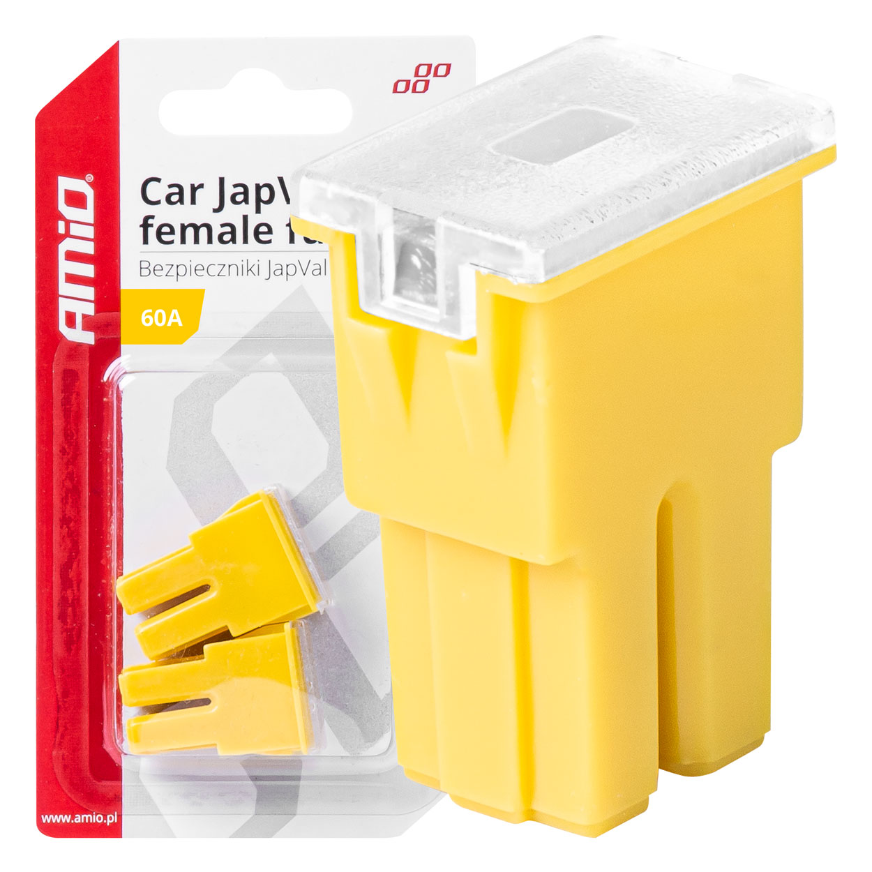 Fusible JapVal PAL Hembra 60A AMIO-03392 1 Fusible JapVal PAL Hembra 60A AMIO-03392