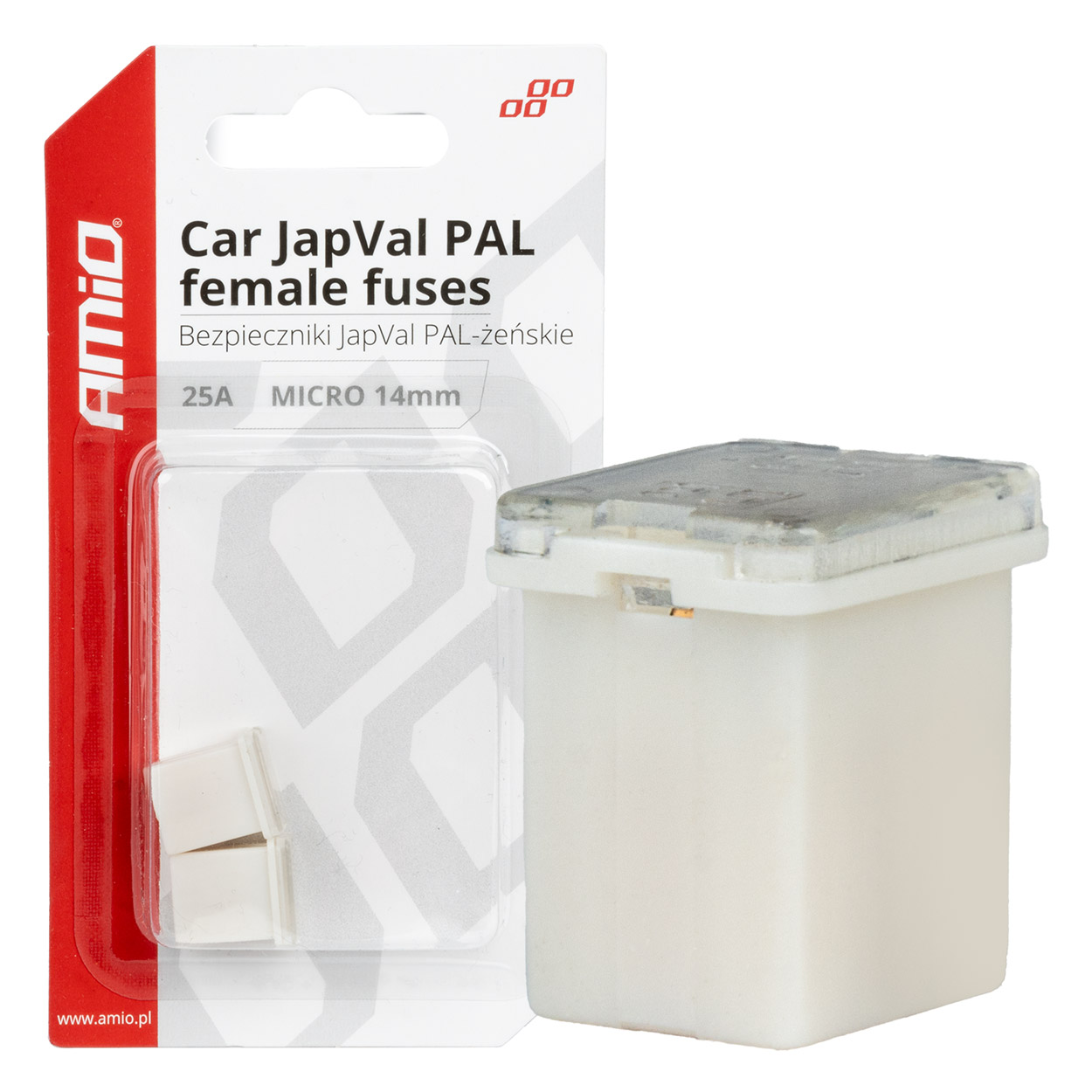Fusible JapVal PAL Hembra 25A AMIO-03452 1 Fusible JapVal PAL Hembra 25A AMIO-03452