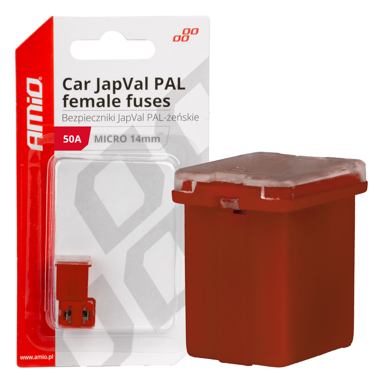 Fusible JapVal PAL Hembra 50A AMIO-03455 1 Fusible JapVal PAL Hembra 50A AMIO-03455
