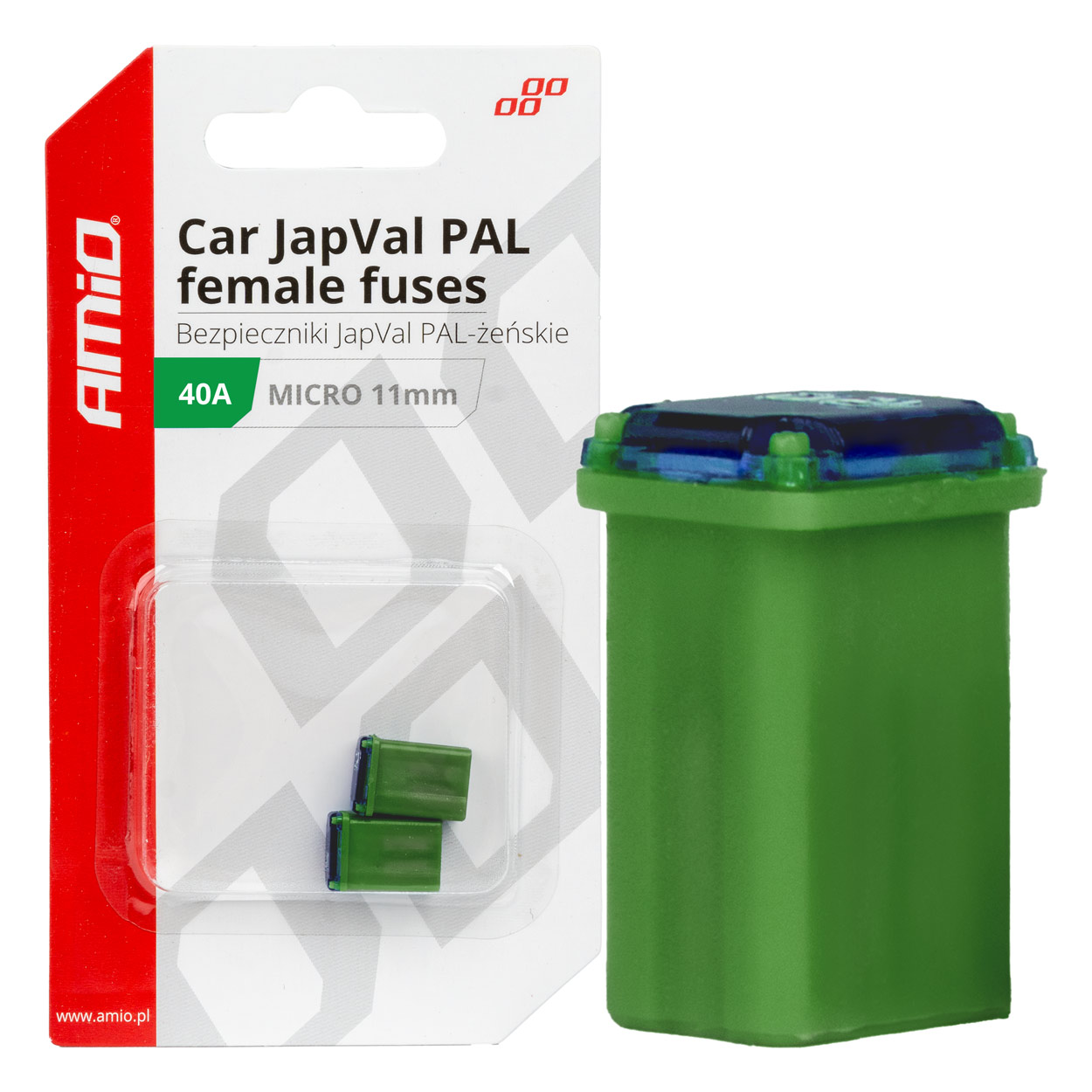 Fusible JapVal PAL Hembra 40A AMIO-03461 1 Fusible JapVal PAL Hembra 40A AMIO-03461