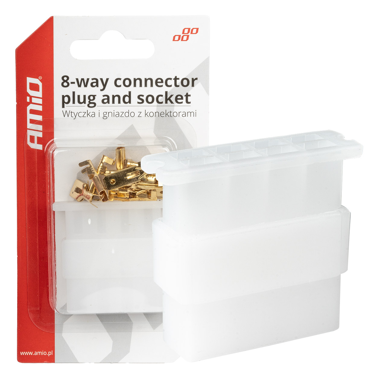 Conector con terminales macho/hembra AMIO-03516 1 Conector con terminales macho/hembra AMIO-03516