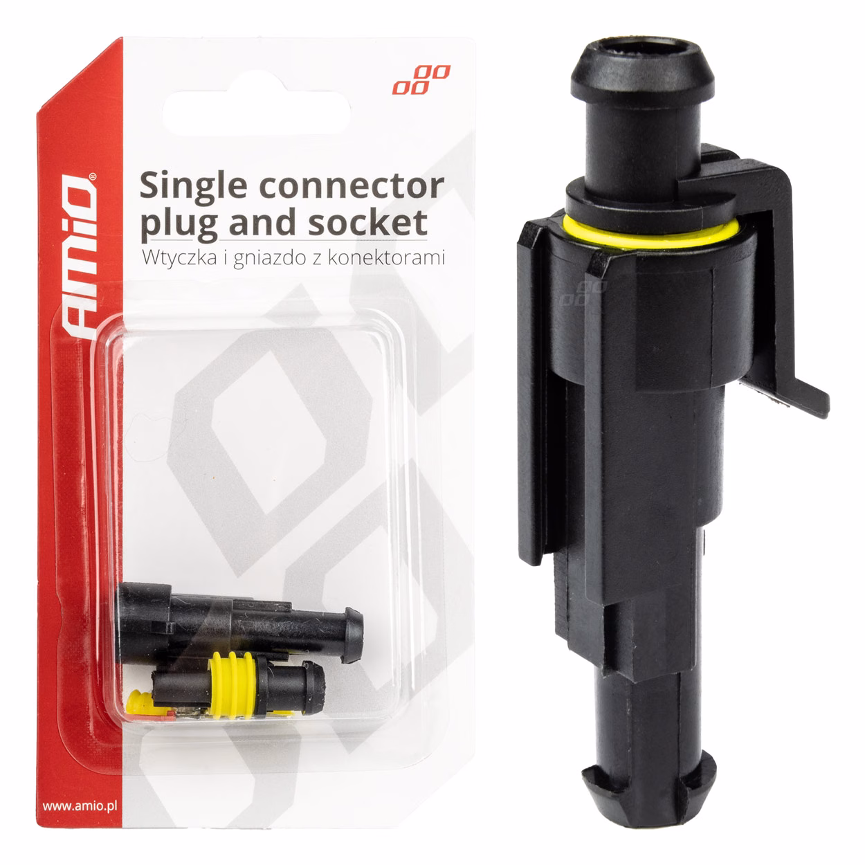 Conector con terminales macho/hembra AMIO-03517