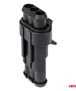 Alternative view of Conector con terminales macho/hembra AMIO-03519