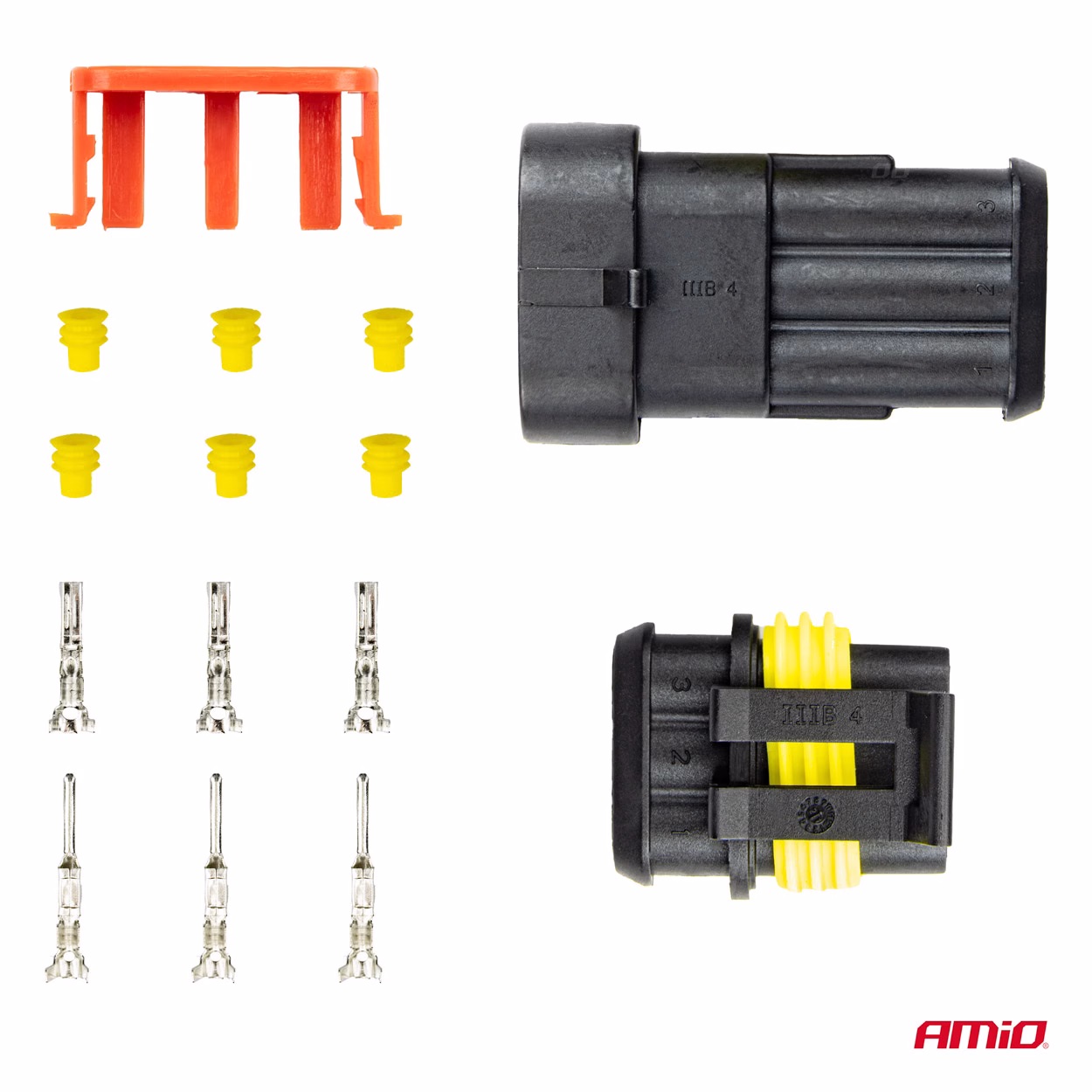 Conector con terminales macho/hembra AMIO-03519 - Imagen 3