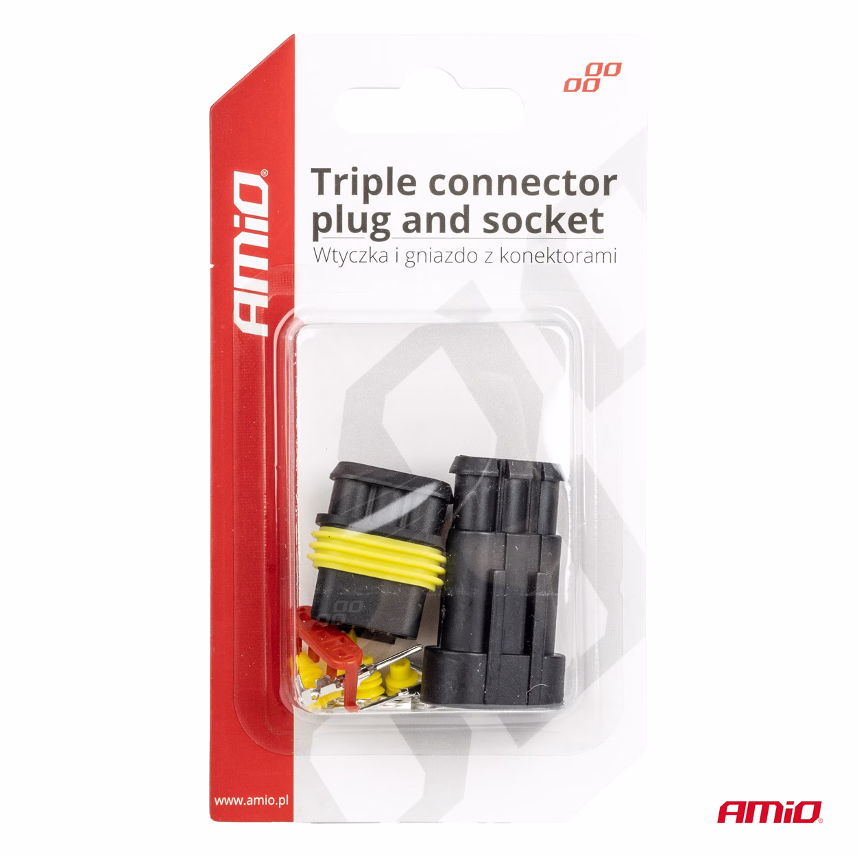 Conector con terminales macho/hembra AMIO-03519 - Imagen 4
