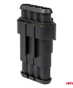 Alternative view of Conector con terminales macho/hembra AMIO-03520