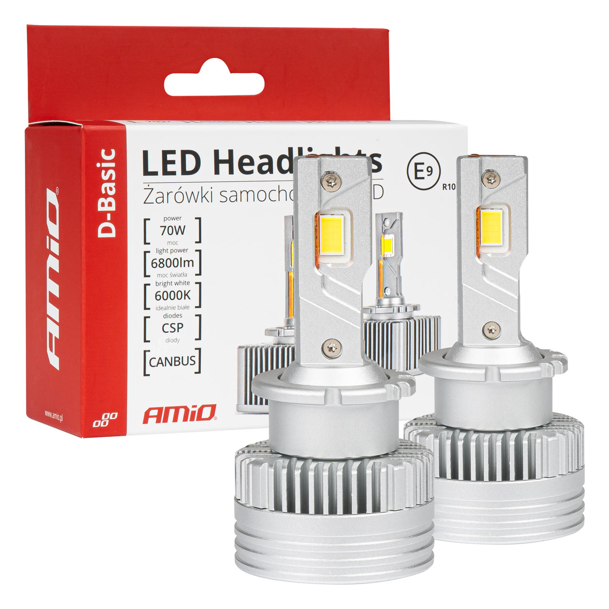 Bombilla Luz de Cruce LED Headlamp D4S/D4R D-Basic Series AMiO-03629 1 Bombilla Luz de Cruce LED Headlamp D4S/D4R D-Basic Series AMiO-03629