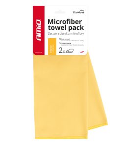 Toalla de microfibra 30x40cm 220g AMIO-03745