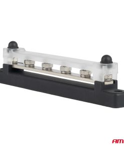 Alternative view of M6 12V - 48V 150A barra colectora más bloque de distribución de tierra AMIO-03808