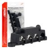Barra colectora Minus M10 12V - 48V 250A bloque de distribución a tierra AMIO-03811 2 Barra colectora Minus M10 12V - 48V 250A bloque de distribución a tierra AMIO-03811
