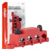 Barra colectora M10 12V - 48V 250A más bloque de distribución de tierra AMIO-03812 2 Barra colectora M10 12V - 48V 250A más bloque de distribución de tierra AMIO-03812