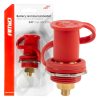 Conector de alimentación de batería rojo plus con tapa 3/8 M10 12V 24V 48V 250A AMIO-03814 3 Conector de alimentación de batería rojo plus con tapa 3/8 M10 12V 24V 48V 250A AMIO-03814