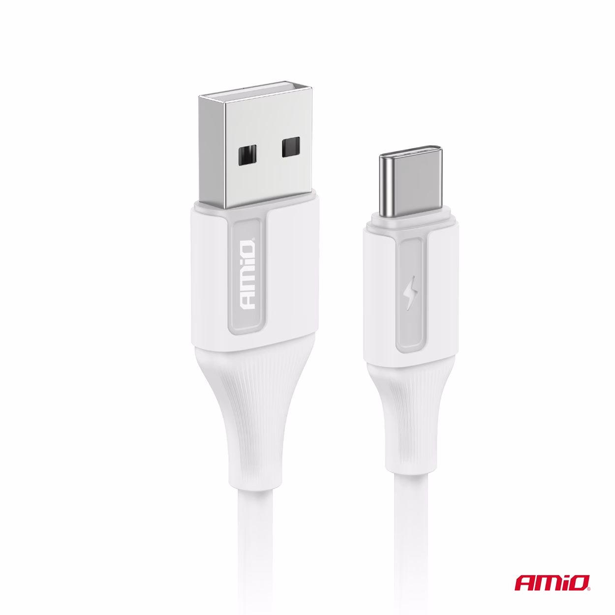 Cable USB a USB-C 3A 200cm FullLINK AMIO-03918 2 Cable USB a USB-C 3A 200cm FullLINK AMIO-03918 - Imagen 2