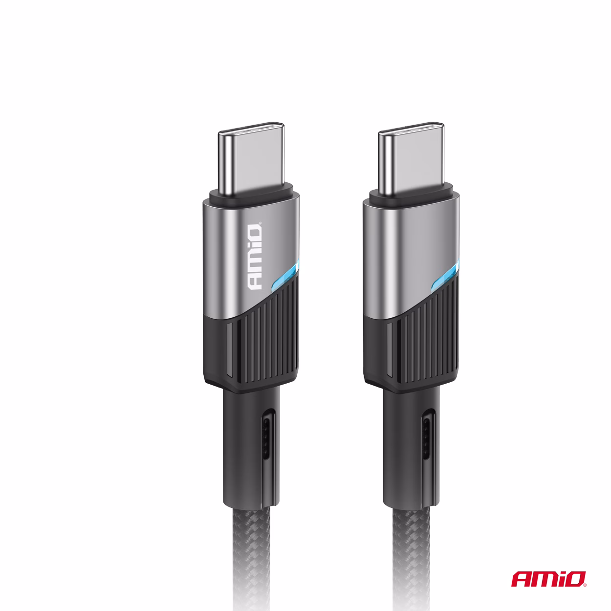 Cable 'USB-C a USB-C 60W 100cm FullLINK AMIO-03926 - Imagen 3